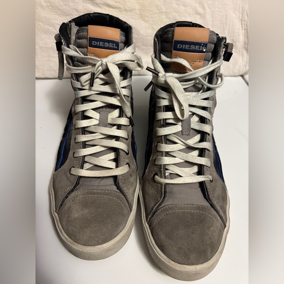 Diesel D-Velows Zipper High-Top Sneakers - Picture 12 of 14